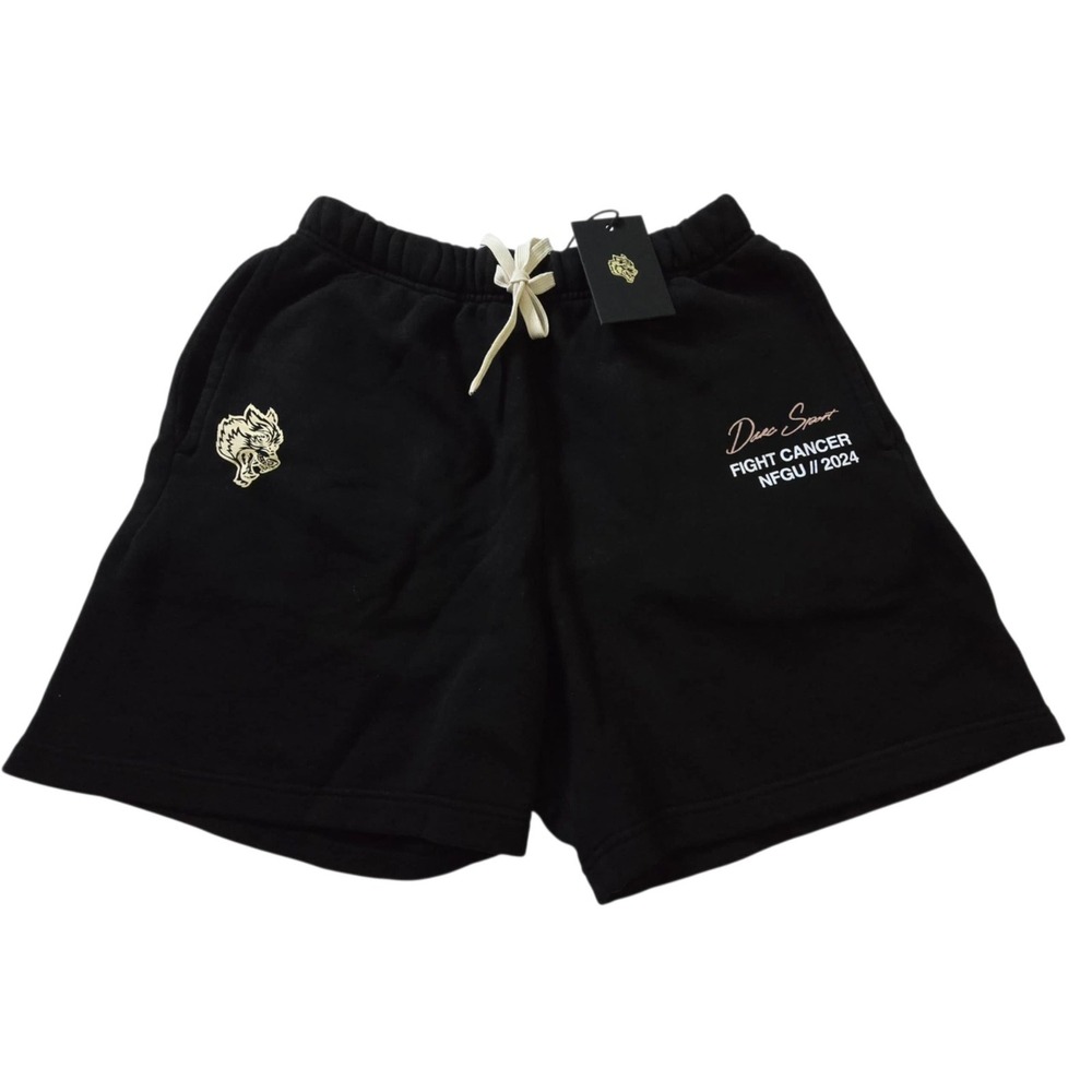 Darc Sport Fight Cancer NFGU 2024 Lounge Sweat Shorts Men's Small Black Pull On